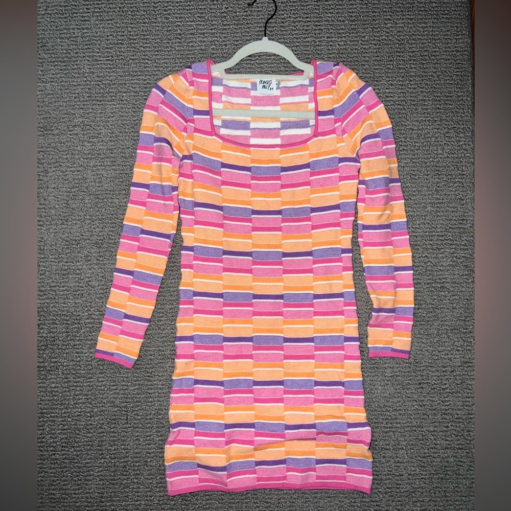 Princess Polly Longsleeve Mini Dress - Multicolor